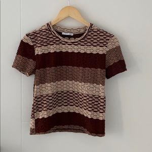 2/$30 🌸 ZARA Patterned Tshirt